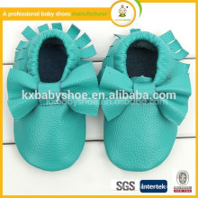 Misture 10 cores zhejiang fábrica direta atacado mocassins sapatos de couro para bebês